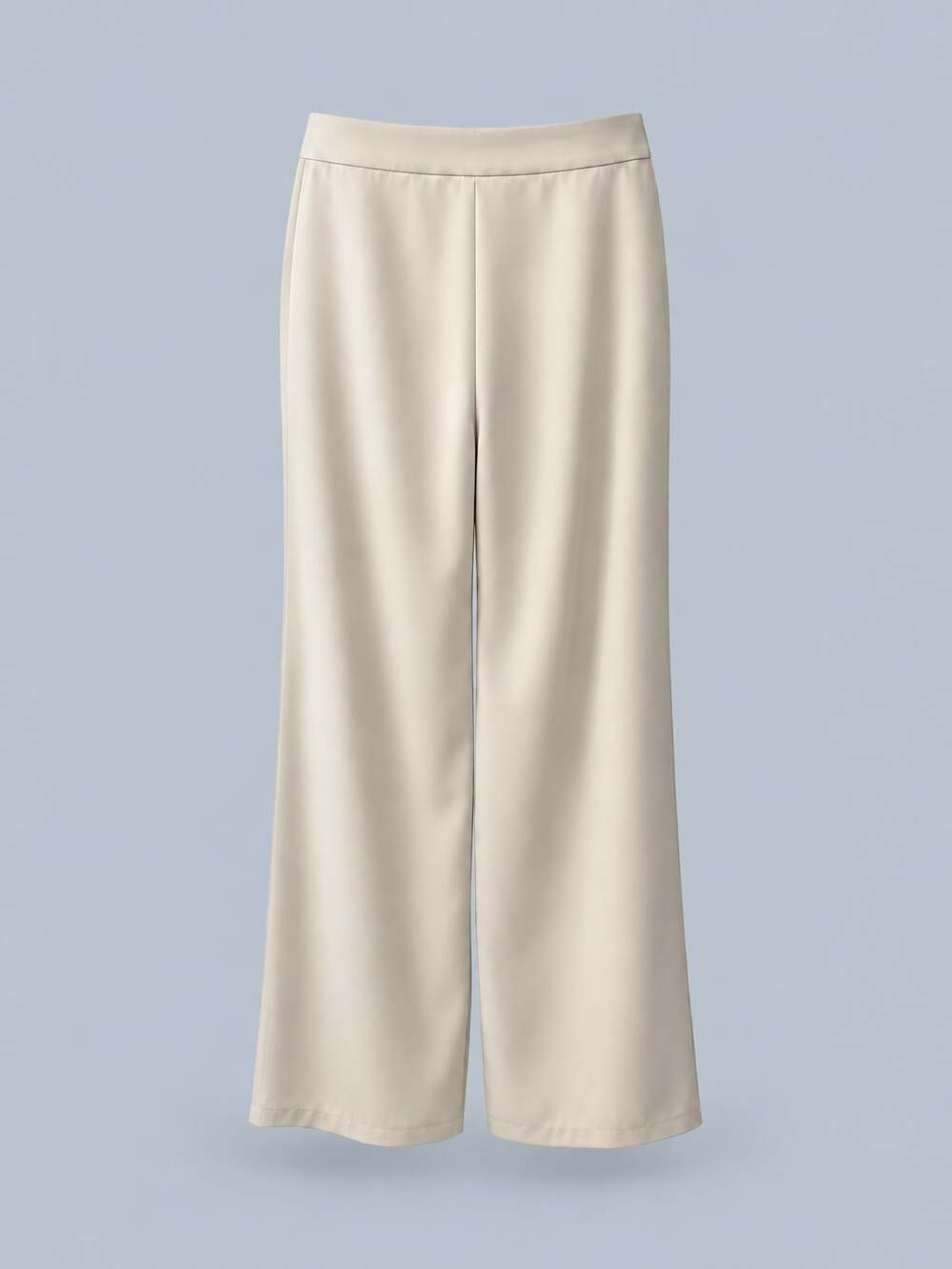 Bruna Doris Biscuit Pants Small Cream Wide Leg Trousers Nwt Sz S